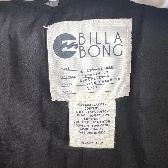 Billabong Women’s Lou Cropped Embroidered Jacket Blazer - Picture 3 of 7